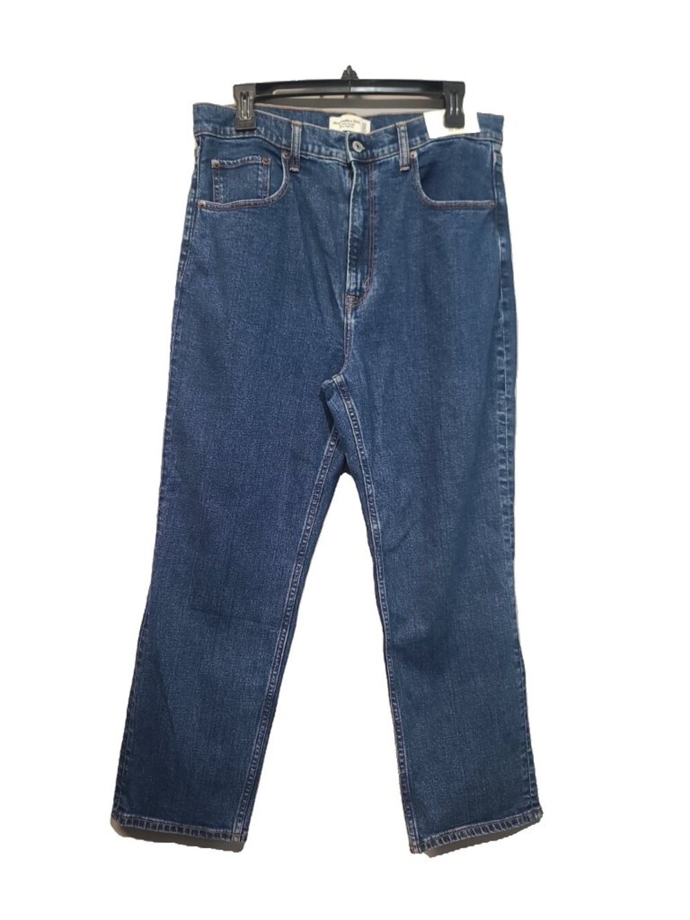 Abercrombie & Fitch The Ankle Straight Ultra High Rise Jeans Size 14 Blue NWT